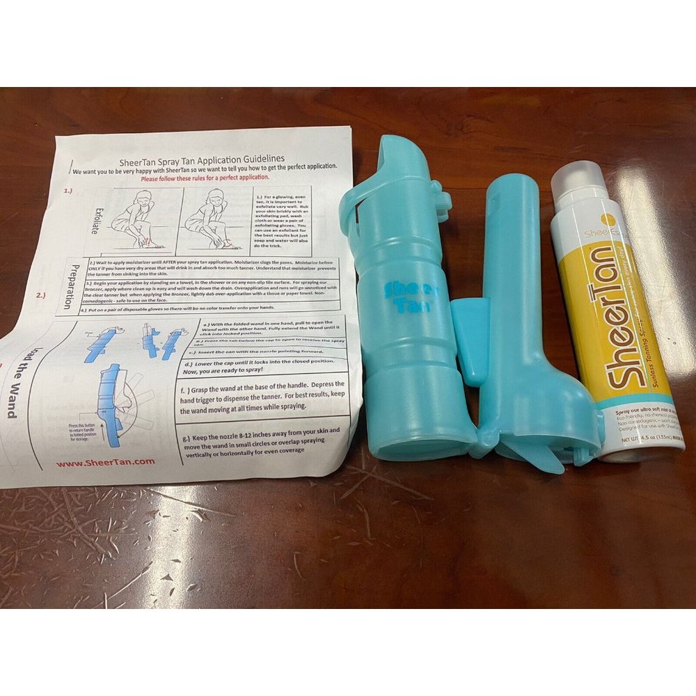 SheerTan Sunless Tanning Spray & Wand At Home Spray Tanning Tool